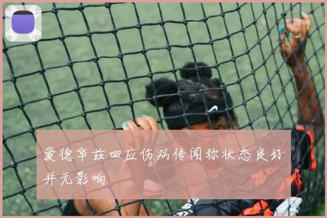 爱德华兹回应伤病传闻称状态良好并无影响